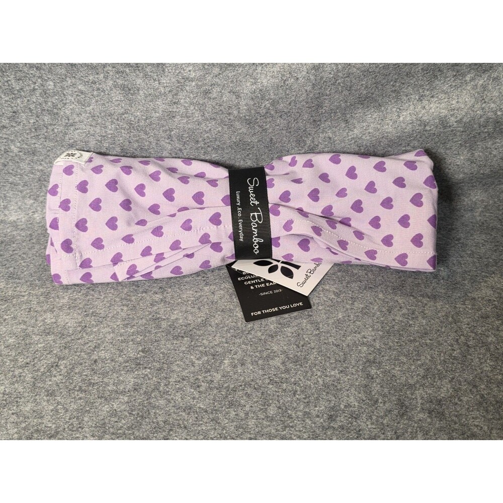 Sweet Bamboo Purple Heart Swaddle – NWT